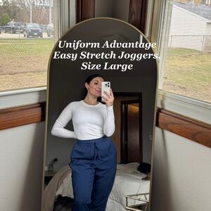 Uniform Advantage Navy Blue Stretch Joggers